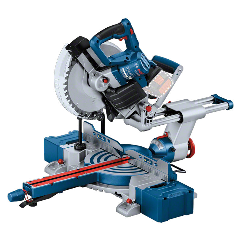 Scie à onglets Ø254mm sans-fil BITURBO BOSCH GCM 18V - 254 mm - 0 601 B51 100 Professional - Machine nue en carton avec accessoires