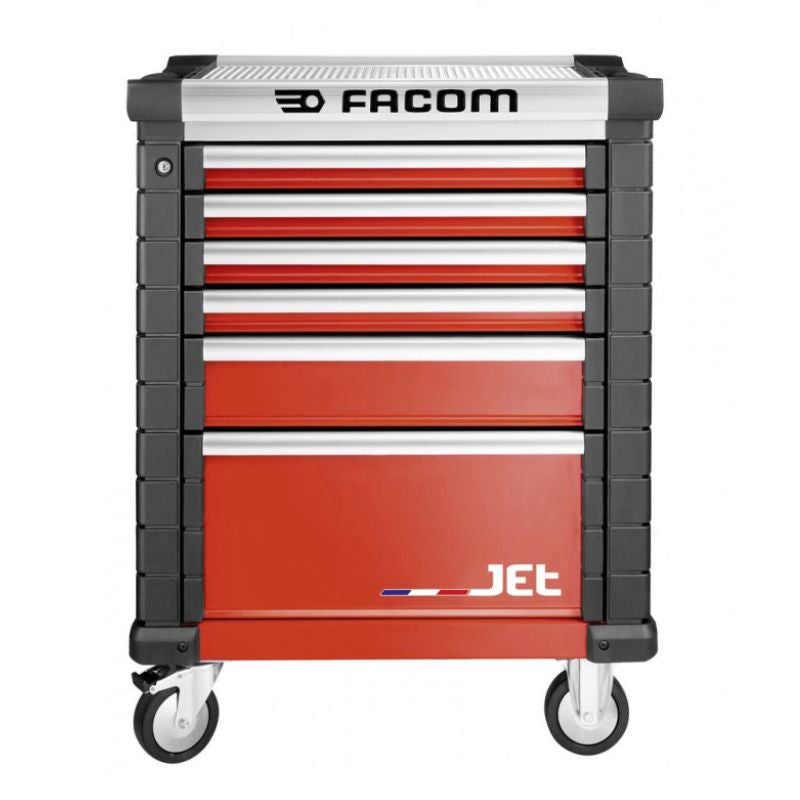 Servante d'atelier vide FACOM JET.6M3APF - 6 tiroirs - rouge